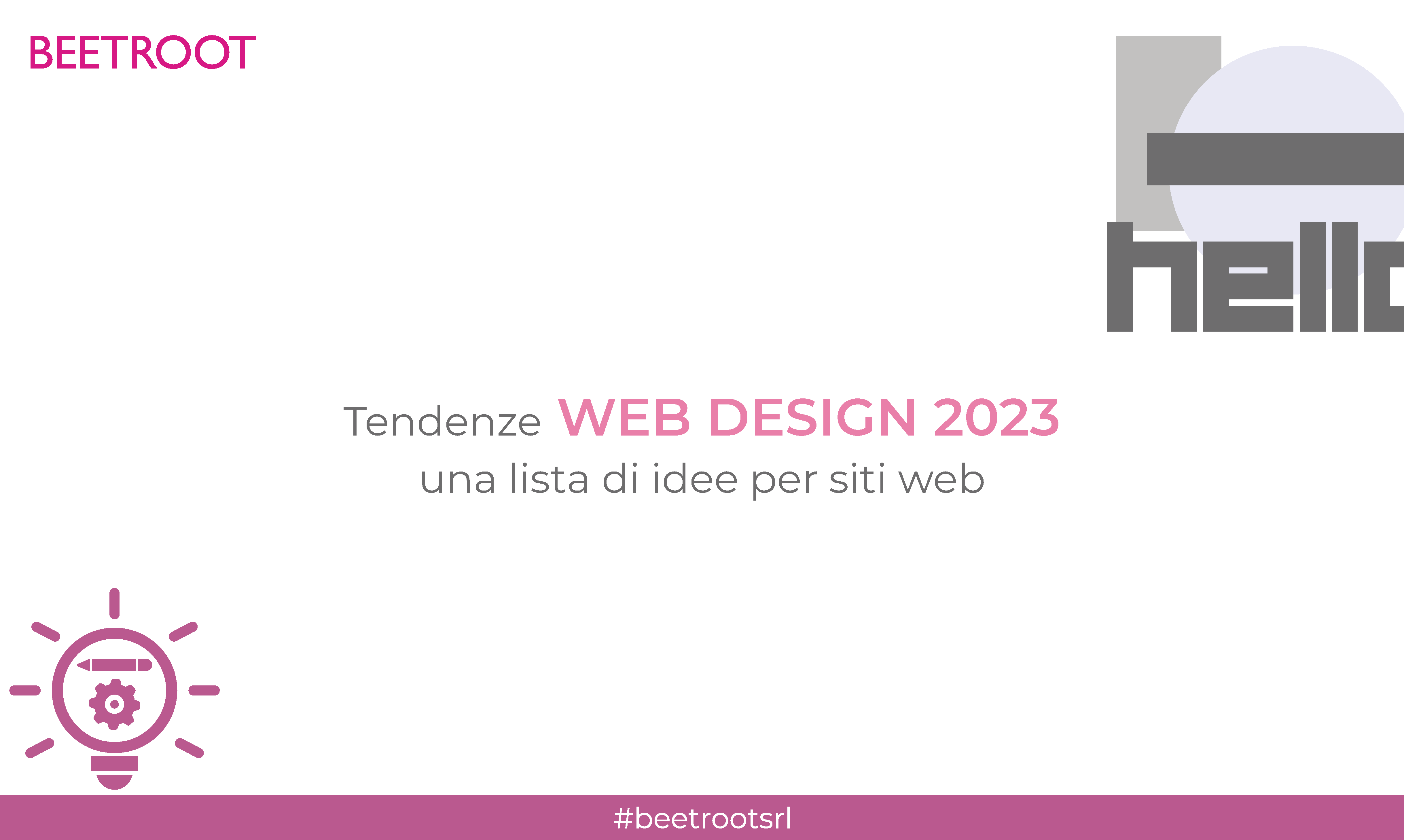 Tendenze web design 2023 | Una lista di idee per siti web